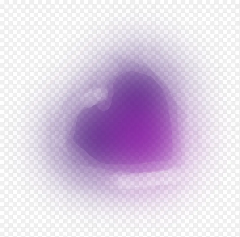 爱心紫色模糊效果形状