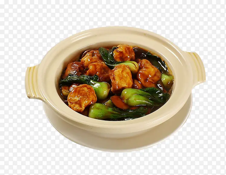 青菜闷豆腐