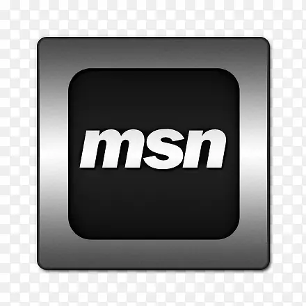 MSN标志广场钢铁社会媒体上的
