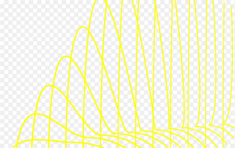 黄色线条