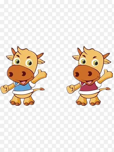 双胞胎小牛