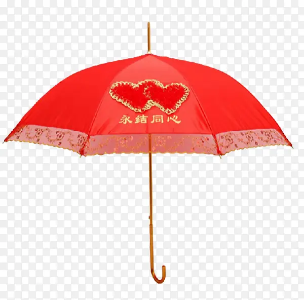 婚庆折叠红伞