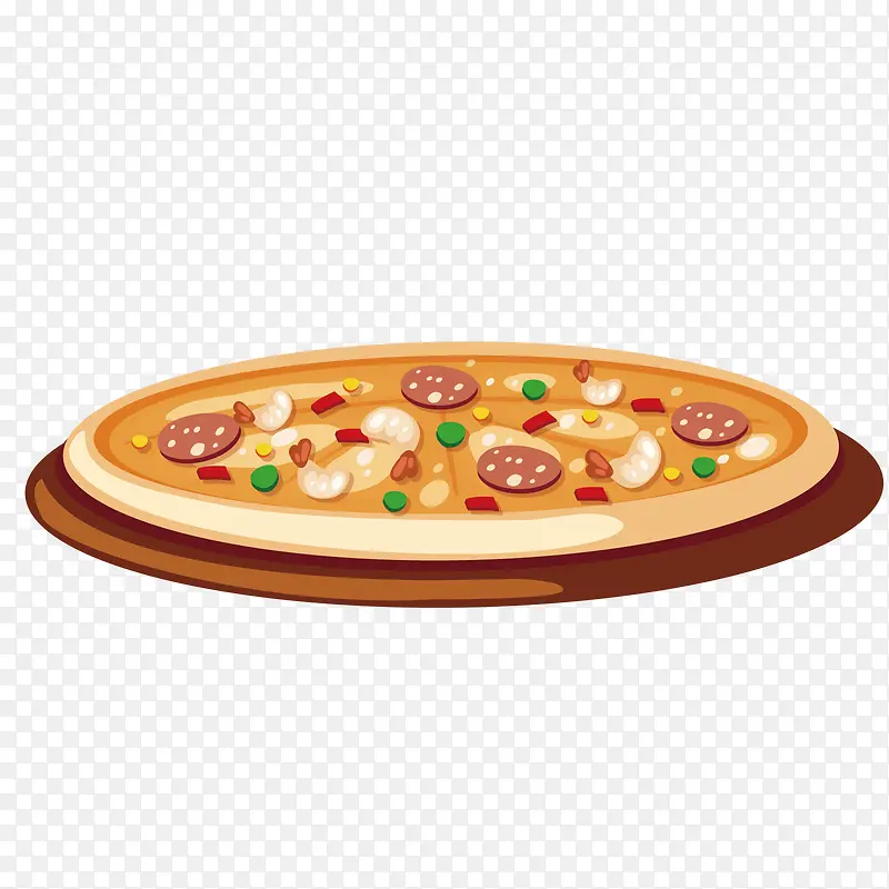 矢量披萨