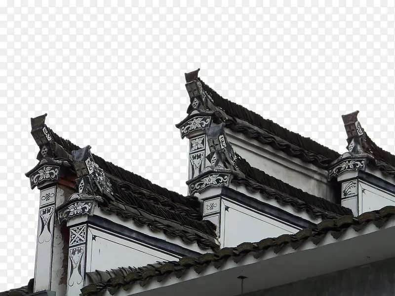 古建筑屋檐房顶尖角