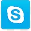 skype影子社交媒体图标