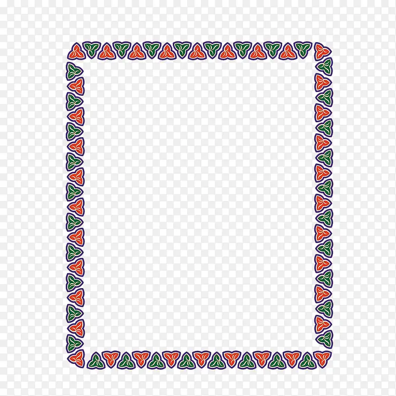 中国风小三角线装饰画框
