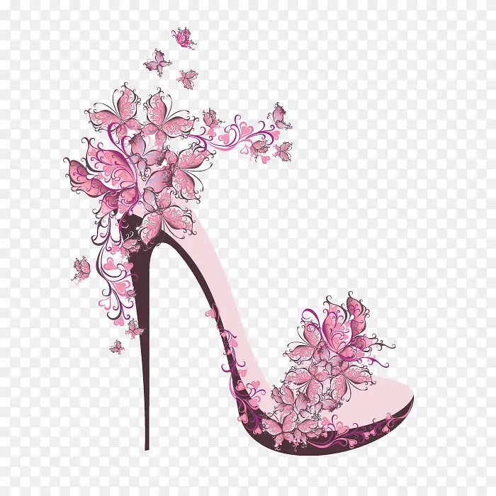 花朵女鞋