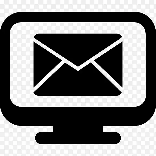 电子邮件符号在屏幕图标