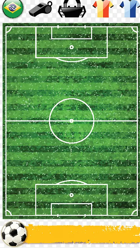 足球元素图案