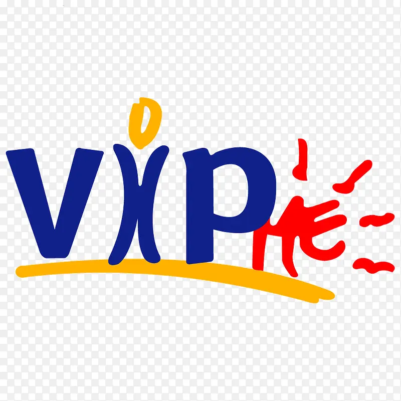 卡通手绘VIP等级图