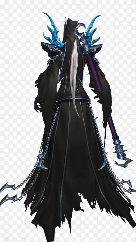 黑袍魔法师游戏原画