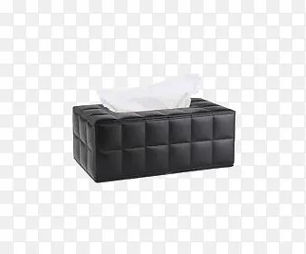 黑色餐巾纸盒