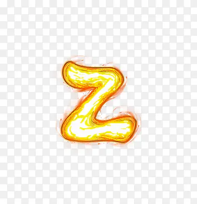 荧光棒字母z