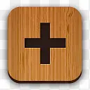 木板媒体公司logo图标加号
