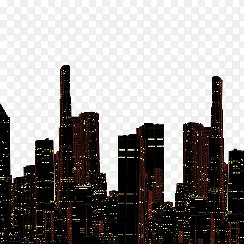 城市夜景PNG图片素材下载_图片编号9188163-PNG素材网