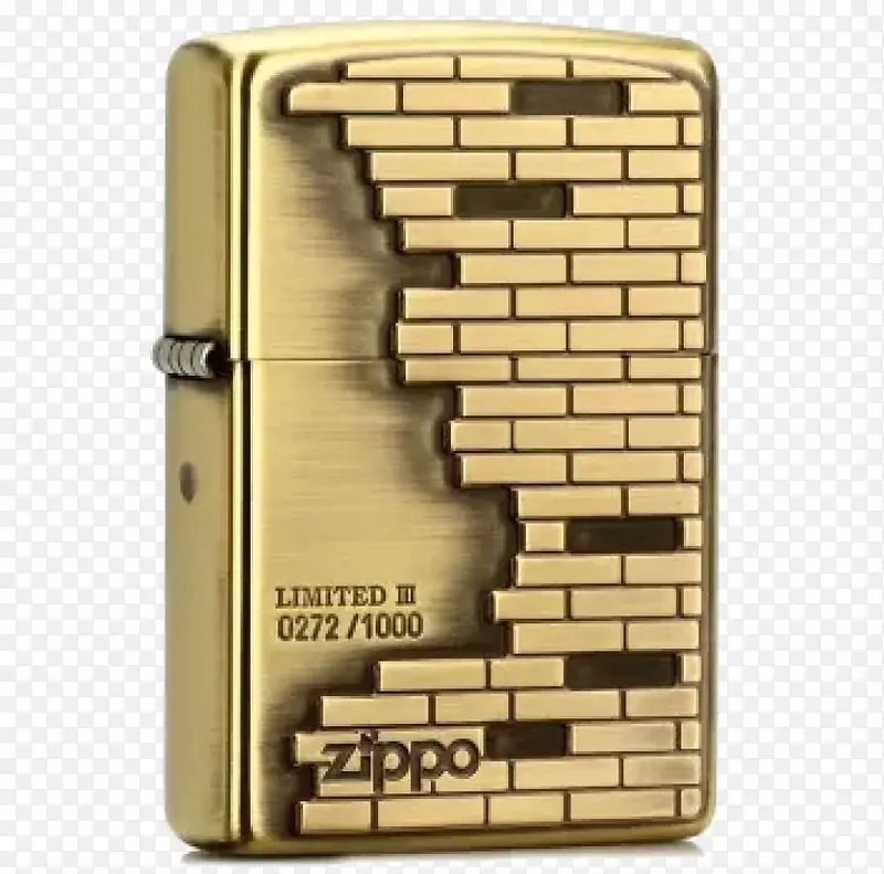 Zippo砖欧洲风花纹金属