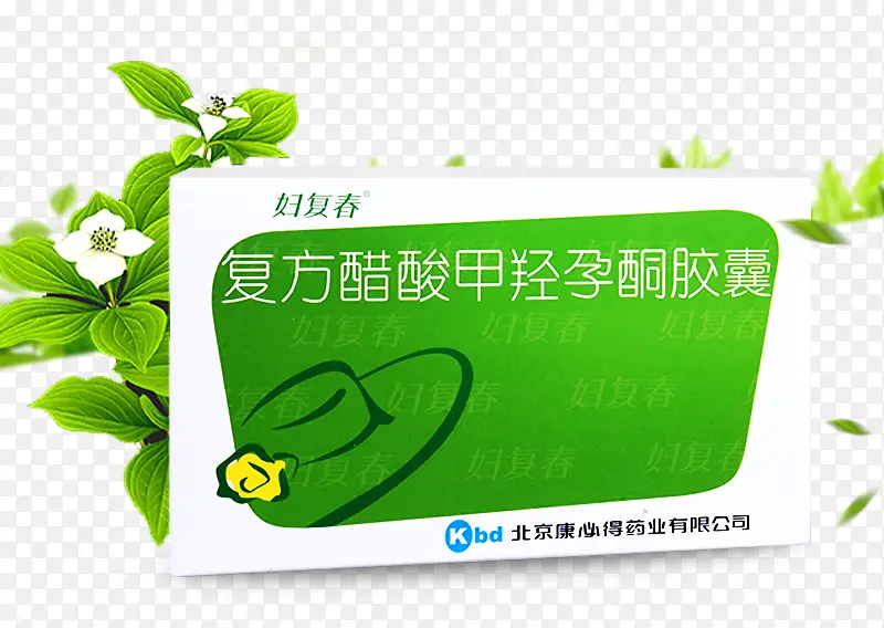 感冒药金银花漂浮的叶子