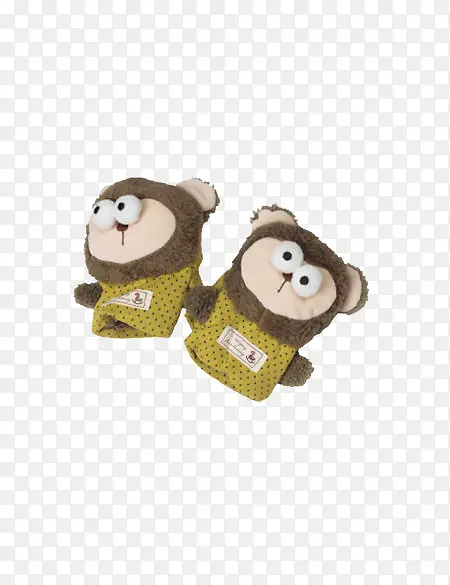 猴子卡通造型儿童手套