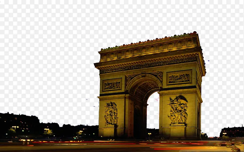 法国巴黎凯旋门三