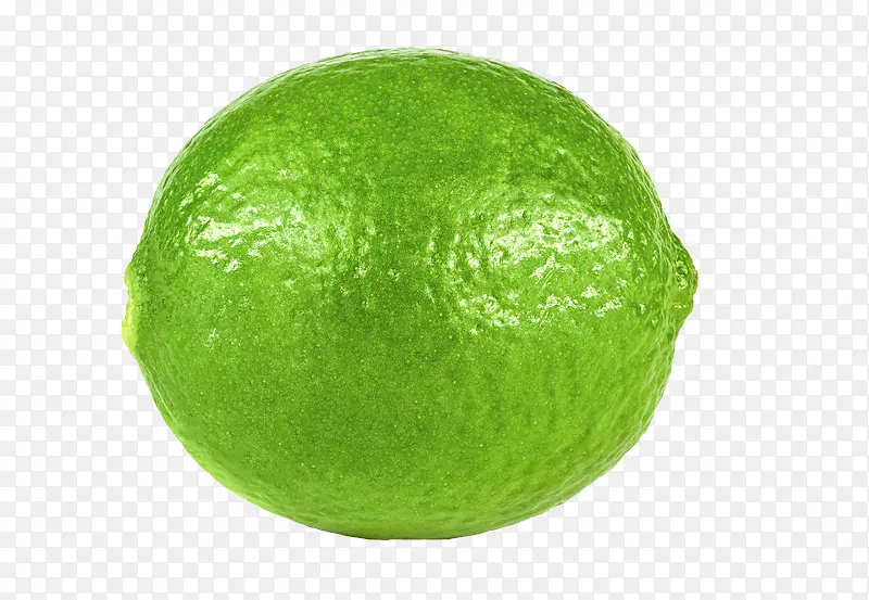 一个绿色的柠檬