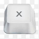x白色键盘按键