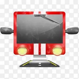 电脑显示器电影风格logo图标