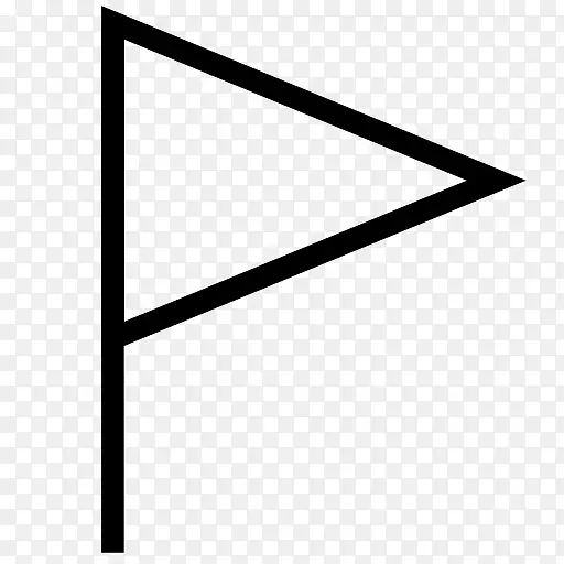三角旗标识图标