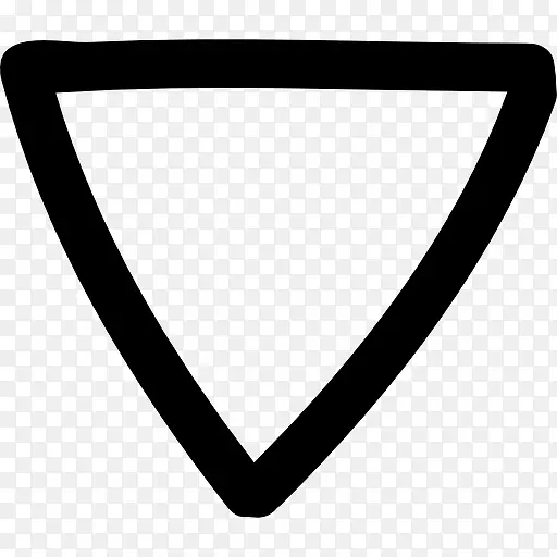 ↓手工绘制的三角形图标
