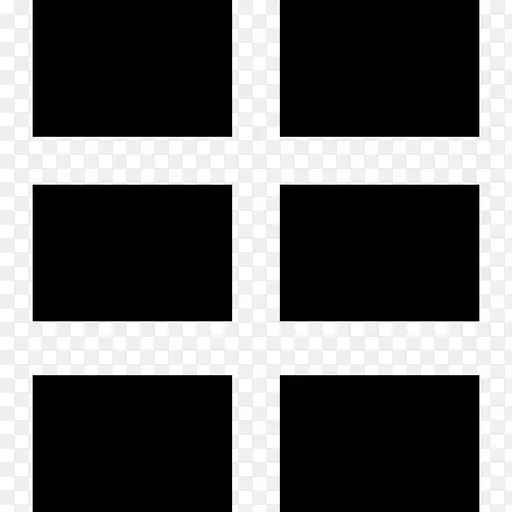 六矩形设计结构界面符号图标