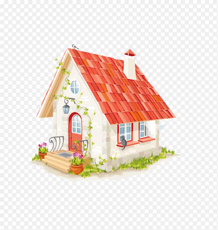 红顶小房屋