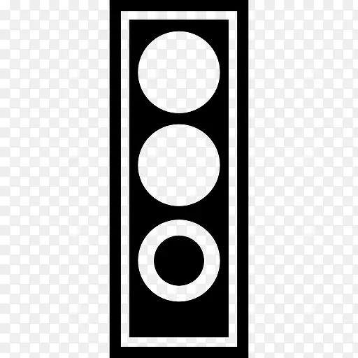 交通灯在绿色图标