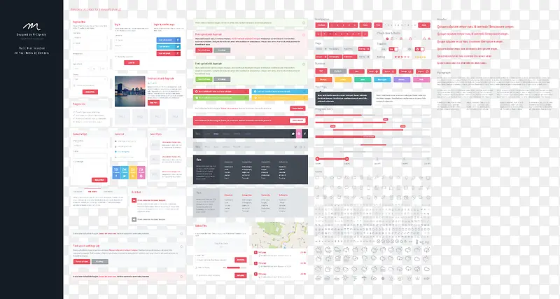 网页控件设计合集PSD源文件