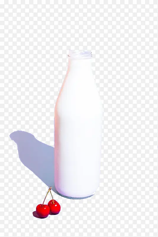 写实牛奶瓶