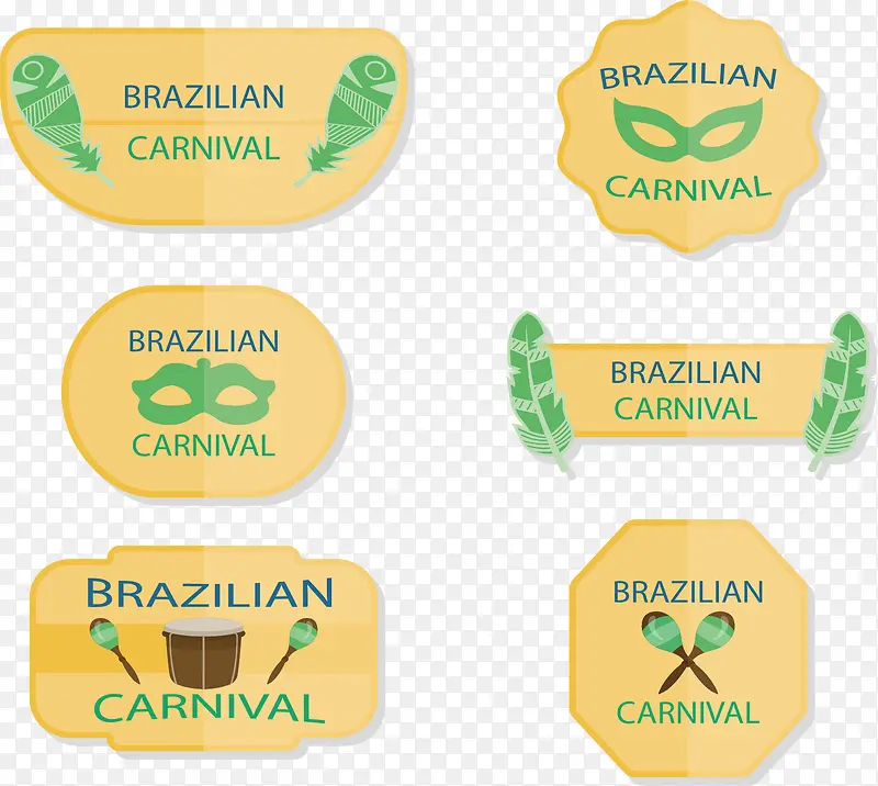 巴西节日装饰海报