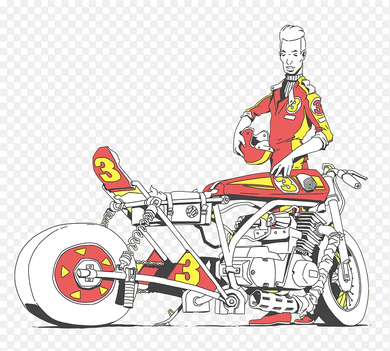 摩托车骑士