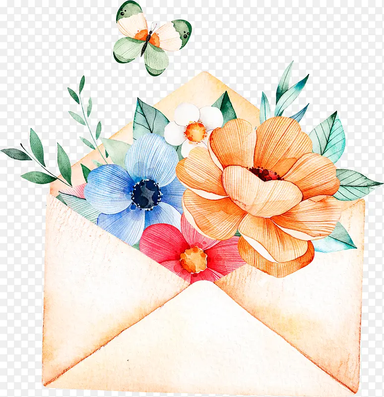信件里的花朵