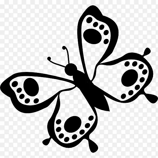 装饰蝴蝶翅膀的设计图标