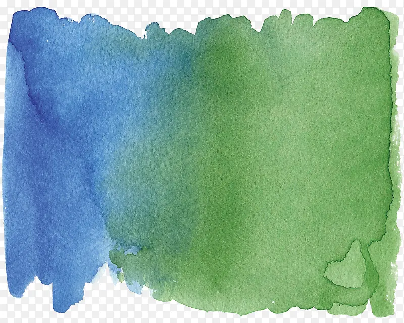 蓝绿色水彩效果图背景图案