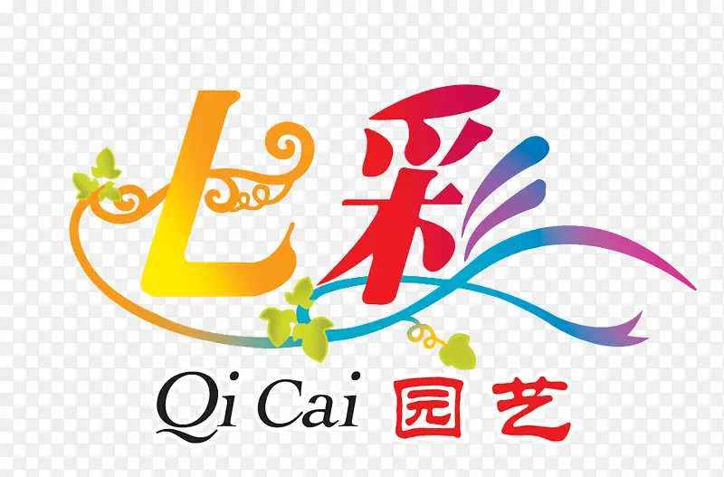 七彩logo图片