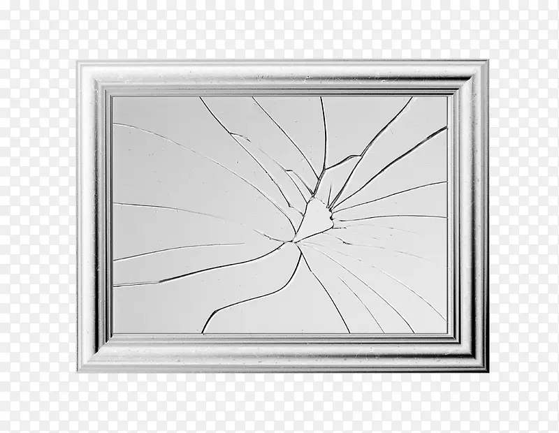 破碎的画框