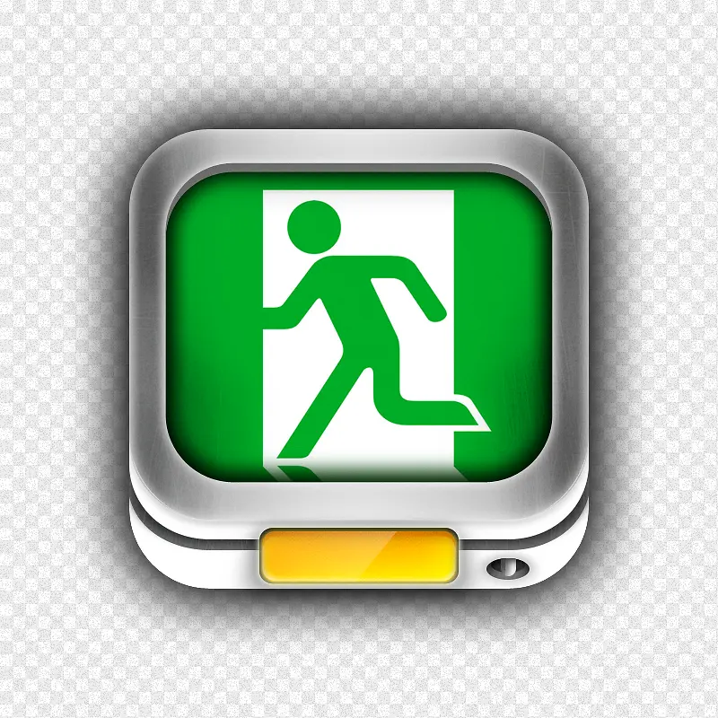 安全出口图标PSD源文件PNG图片素材下载_图片编号9231665-PNG素材网