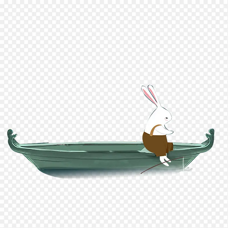 小兔子划船