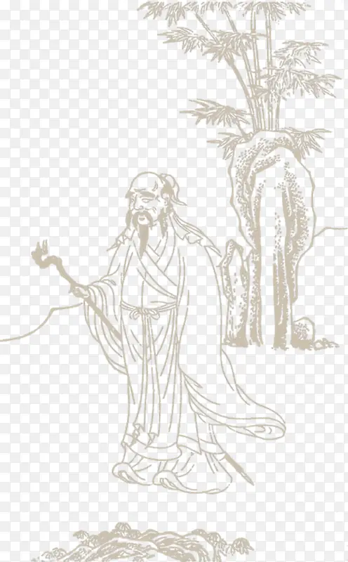古代夫子PNG图片素材下载_图片编号9232481-PNG素材网