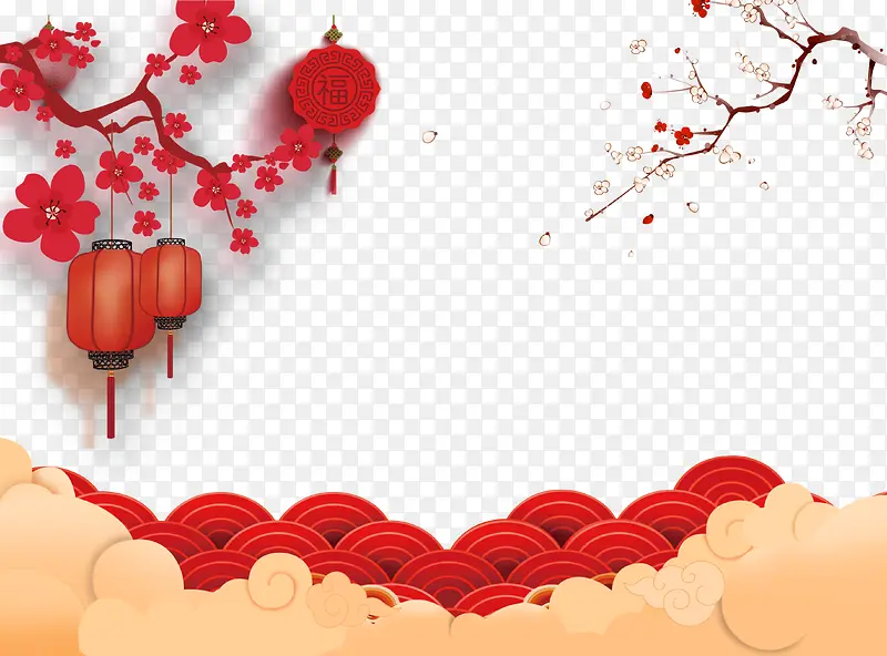 新春喜庆背景psd分层图PNG图片素材下载_图片编号9233057-PNG素材网