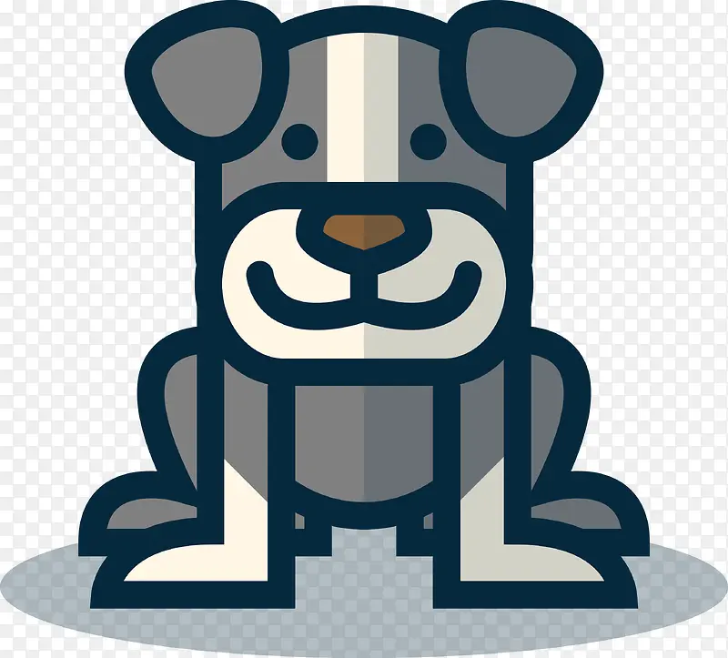 可爱狗狗卡通图