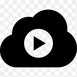 云视频黑色的cloud-icons