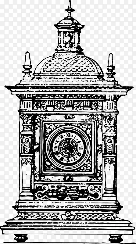 欧式手绘大本钟