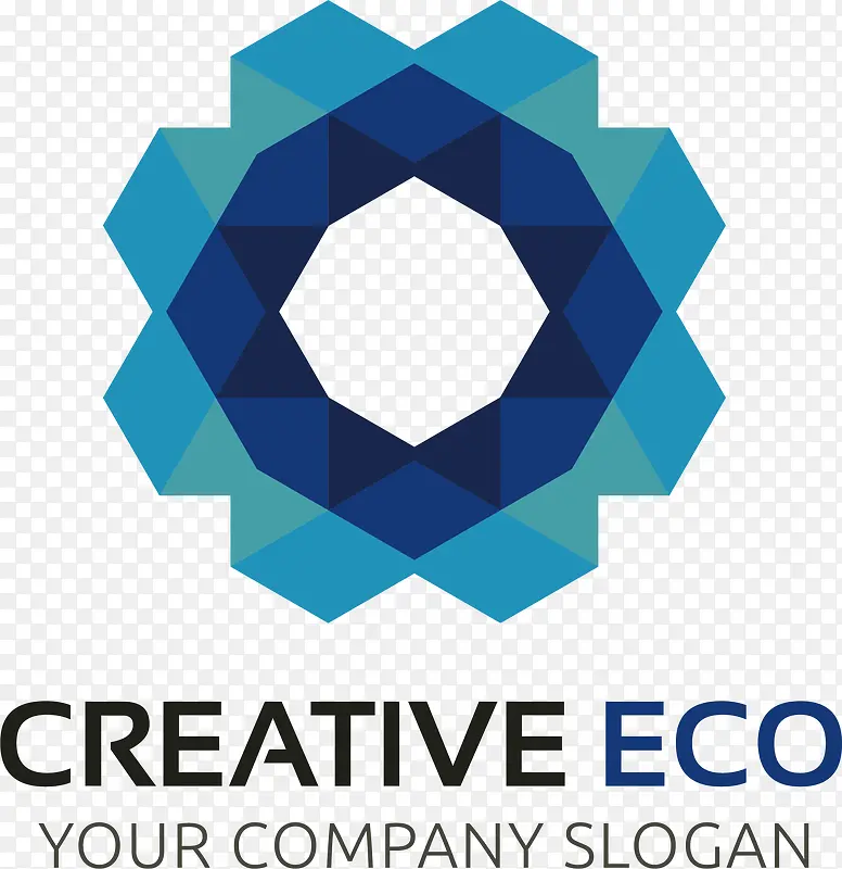 立体的创意新能源logo