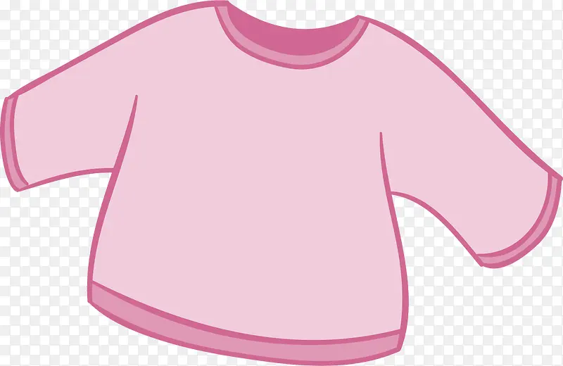 粉色婴儿长袖衣服