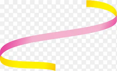 漂浮彩带 粉色 黄色 粉红 节